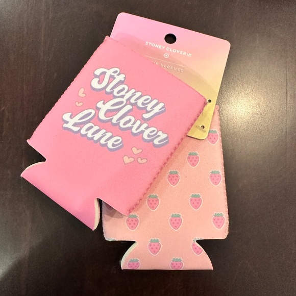 Stoney Clover Lane x Target Standard Can Drink Sleeves Pink Cooler Koozie 2 Pack - Picture 3 of 4